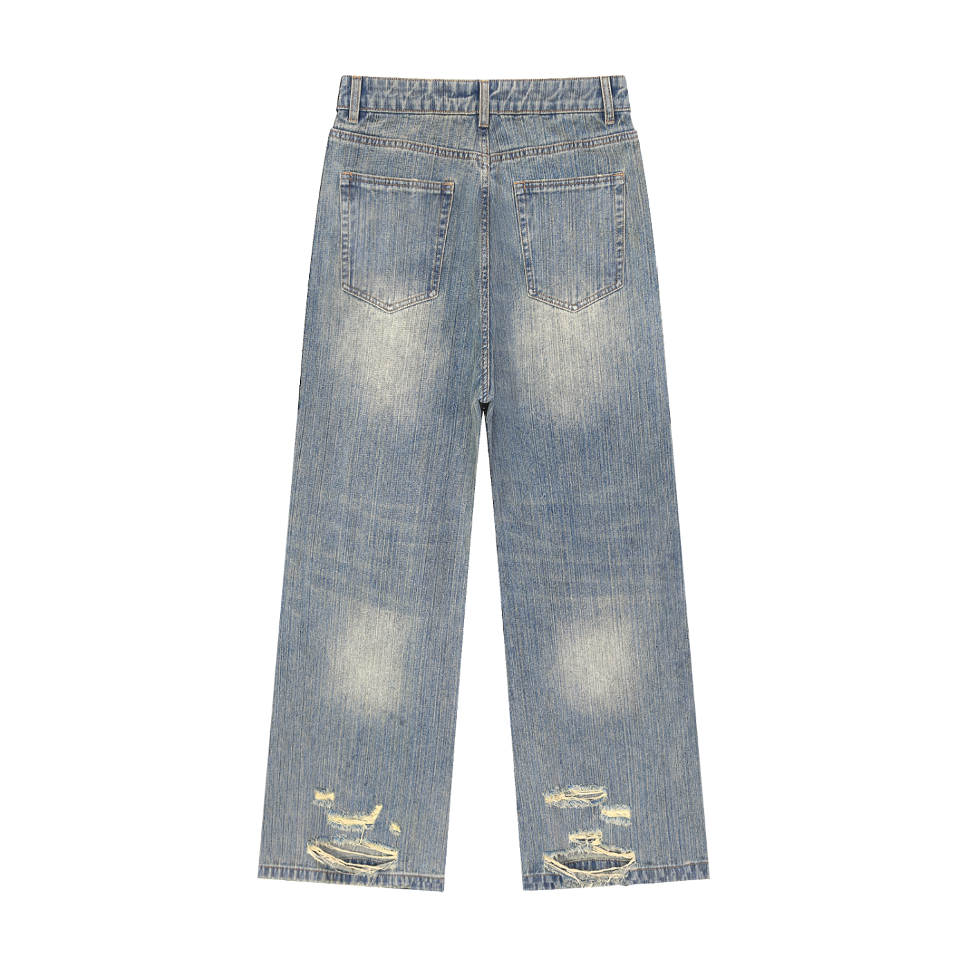 DISTRESSED BAGGY JEANS