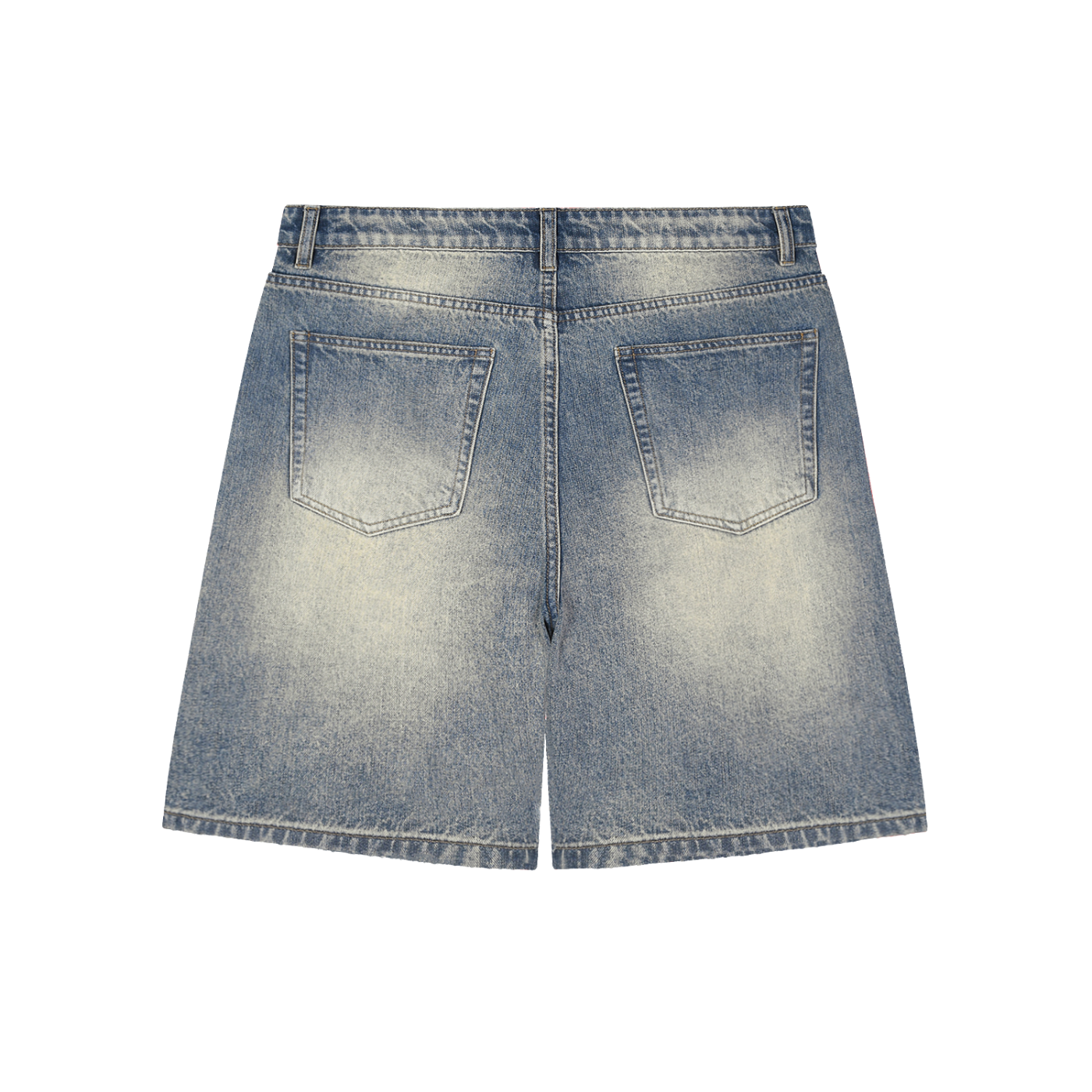 DISTRESSED DENIM SHORTS